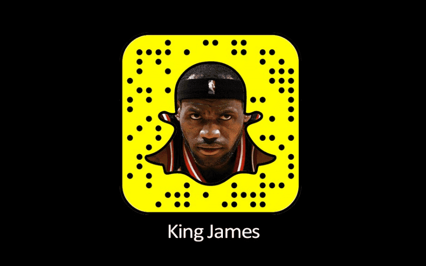 Свеженькая линза Snapchat с легендой баскетбольного пантеона Леброном Джейсом