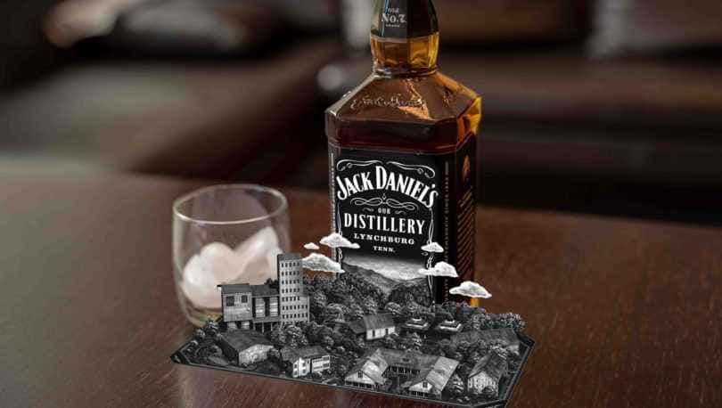 Jack Daniel's теперь не просто виски, но и 150-летняя история в панорамной AR книге