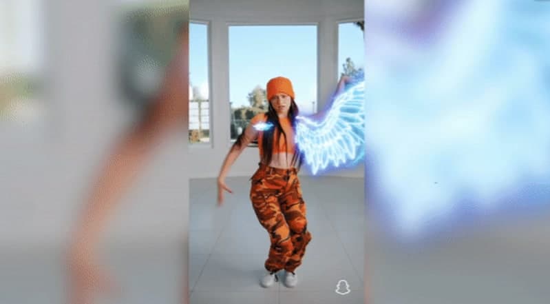 Серия Snapchat AR Dance позволяет вам создавать свои собственные музыкальные видео