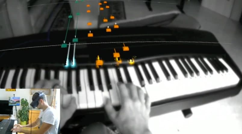 ​Приложение для Oculus Quest Волшебные клавиши научит Вас играть на фортепиано с AR