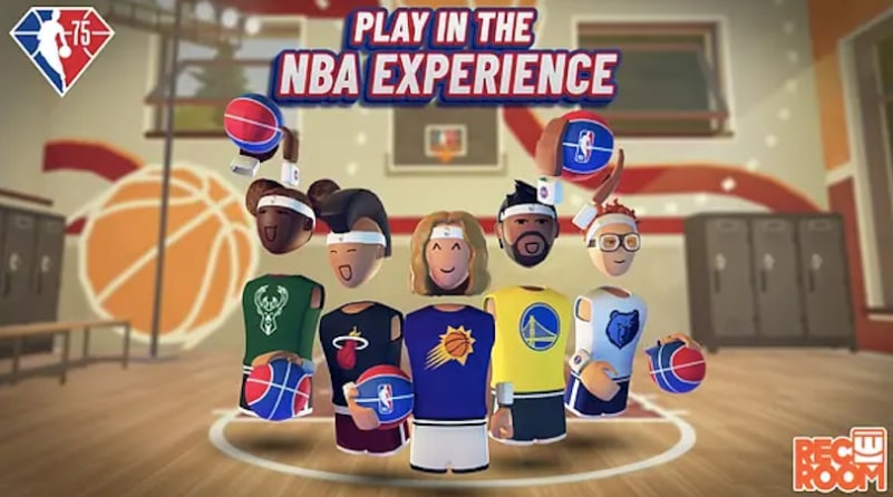 ​Социальная платформа виртуальной реальности Rec Room сотрудничает с НБА