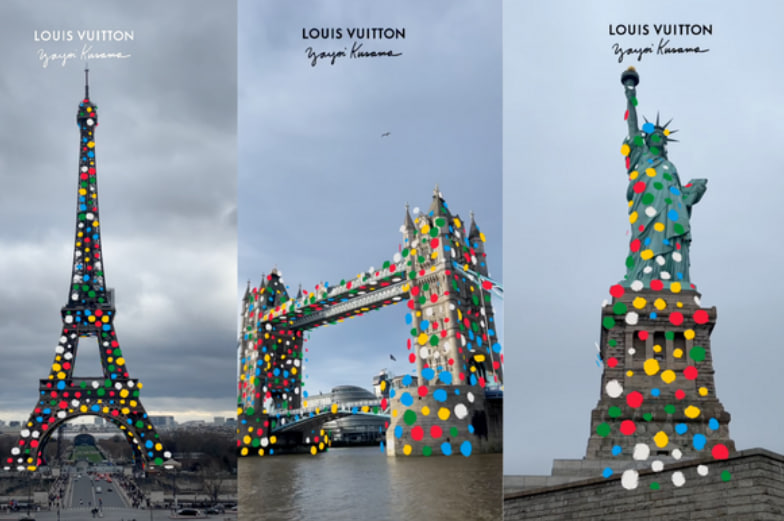​Louis Vuitton покрывает знаменитые достопримечательности AR-точками
